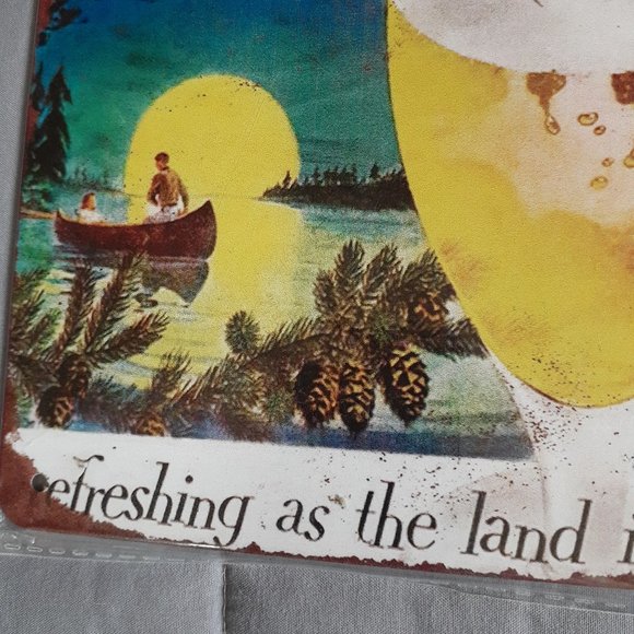 Hamm's Beer tin sign 8x12 Aged for Many Moons Retro Nature design Home Wall Art - Picture 3 of 6